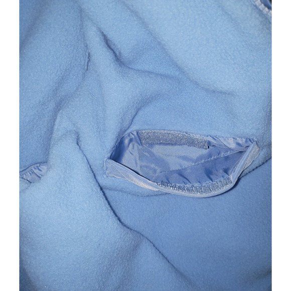 Old Navy Blue Puffer Vest Women’s Large Frost Free Sleeveless Outerwear - Picture 5 of 10